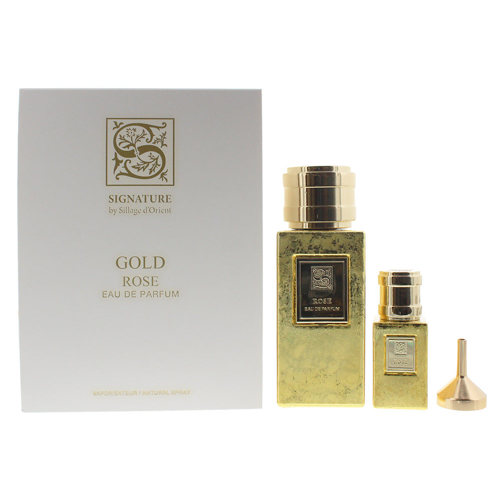 Signature Sillage D'Orient Rose 2 Piece Set Eau De Parfum 100ml - Eau De Parfum 15ml