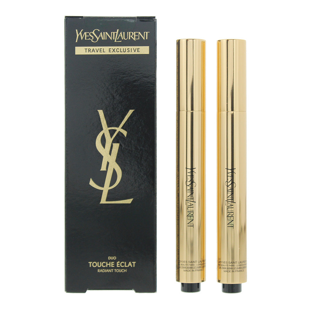 Yves Saint Laurent Touche Éclat Duo 2 Piece Gift Set: 2 x Corrector & Illuminator 2.5ml No1 Luminous Radiance