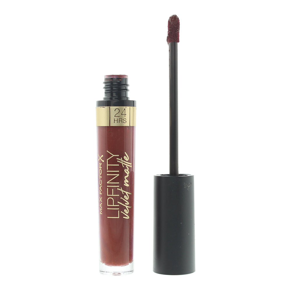 Max Factor Lipfinity 24 Hour Velvet Matte 050 Satin Berry Liquid Lipstick 3.5ml
