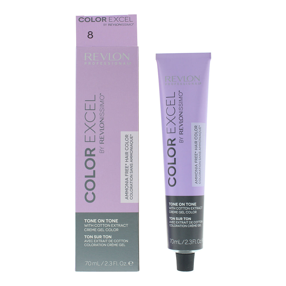 Revlon Color Excel 8 Light Blonde Hair Colour 70ml