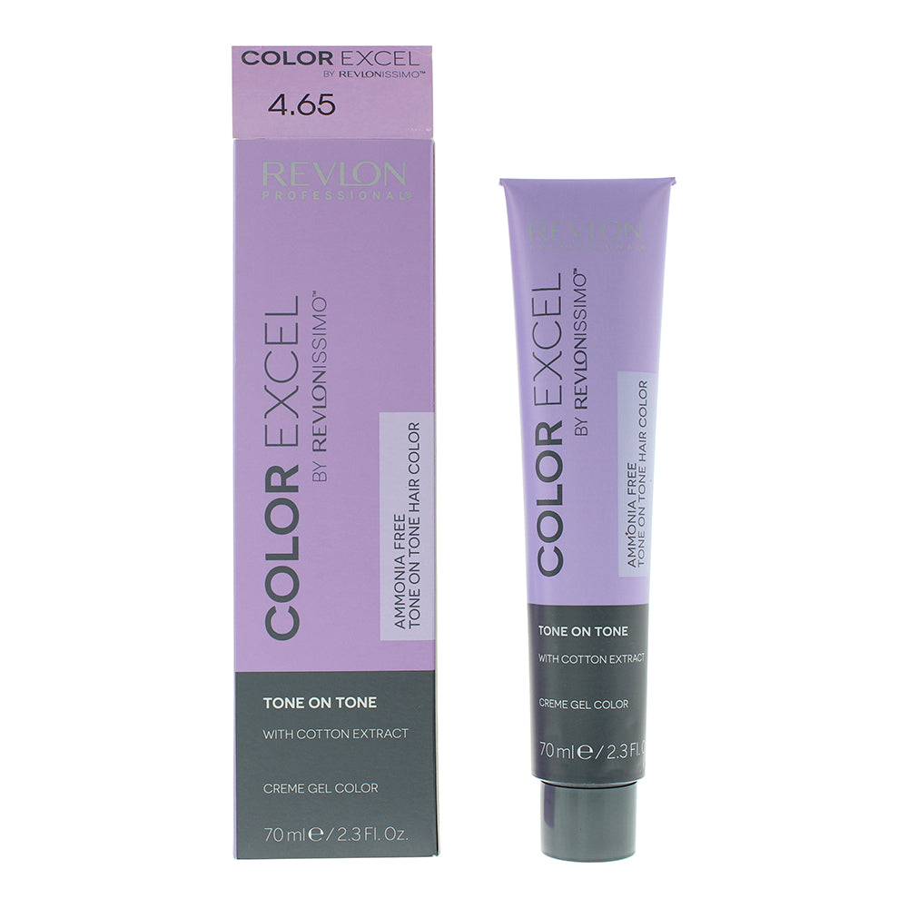 Revlon Color Excel 4.65 Medium Red Mahogany Brown Hair Colour 70ml