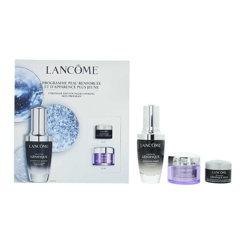 Lancôme Advanced Génifique 3 Piece Gift Set: Serum 30ml - Eye Cream 5ml - Cream 15ml