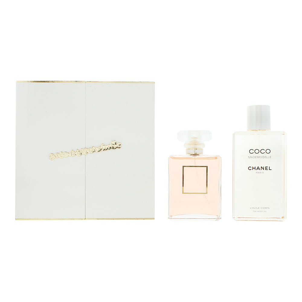 Chanel Mademoiselle Essentials 2 Piece Gift Set: Eau de Parfum 100ml - Body Oil 200ml