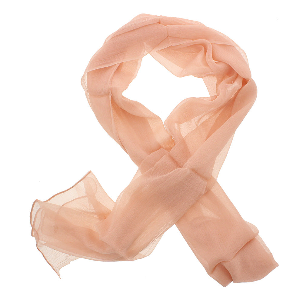 Rayon Crinckle Salmon Duppata Scarf