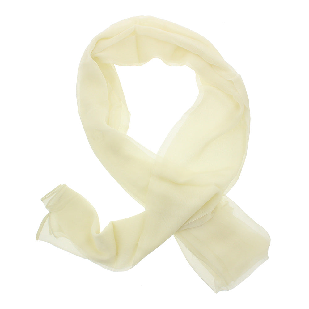 Rayon Crinckle Yellow Duppata Scarf