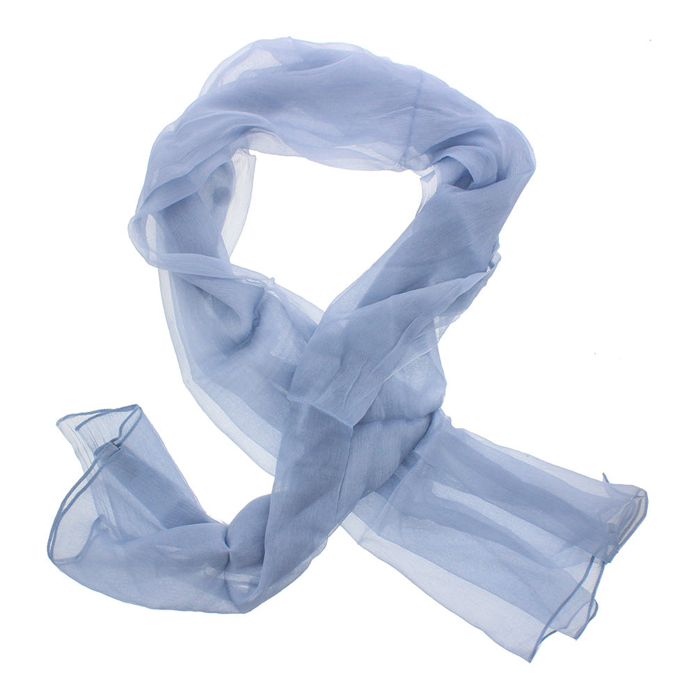 Rayon Crinckle Blue Duppata Scarf