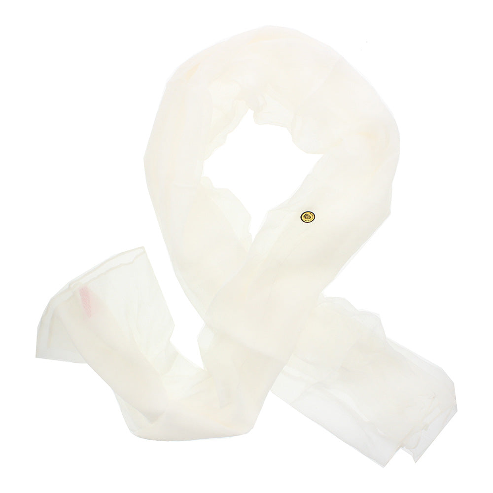 Rayon Crinckle Cream Duppata Scarf