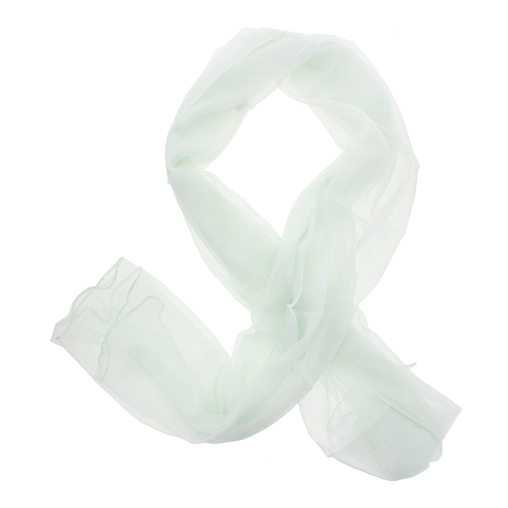 Rayon Crinckle Pale Green Duppata Scarf