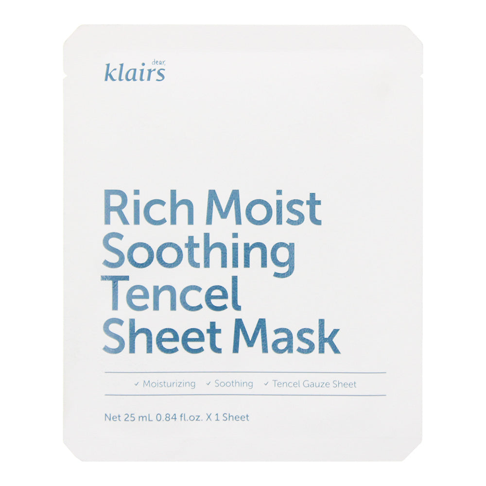 Dear Klairs Rich Moist Soothing Tencel Sheet Mask 25ml