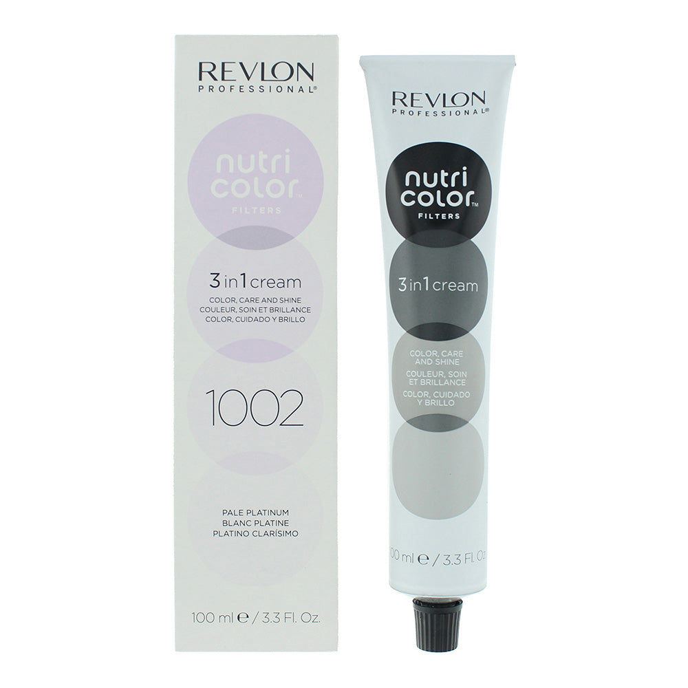 Revlon Nutri Color Filters 3 In 1 Cream 1002 Pale Platinum Hair Colour 100ml