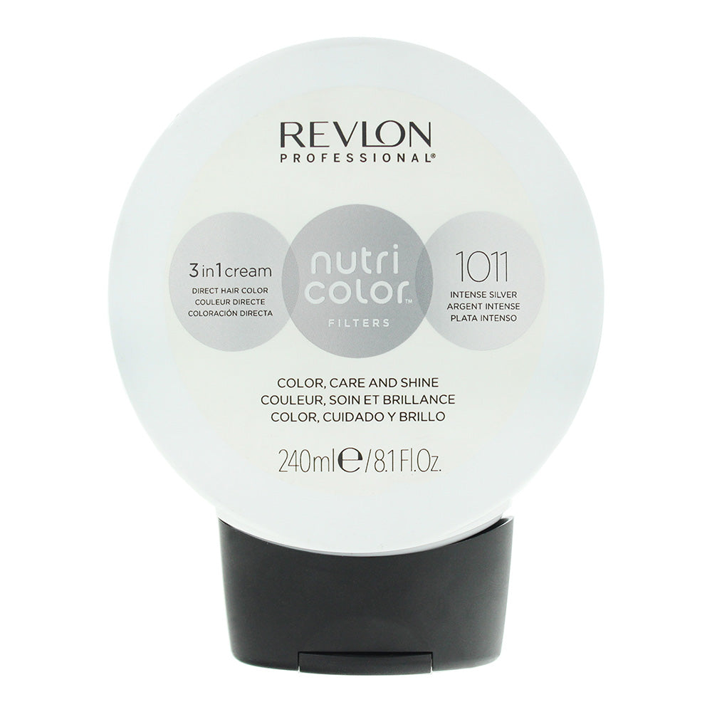 Revlon Nutri Color Filters 1011 Intense Silver 3 In 1 Hair Colour 240ml