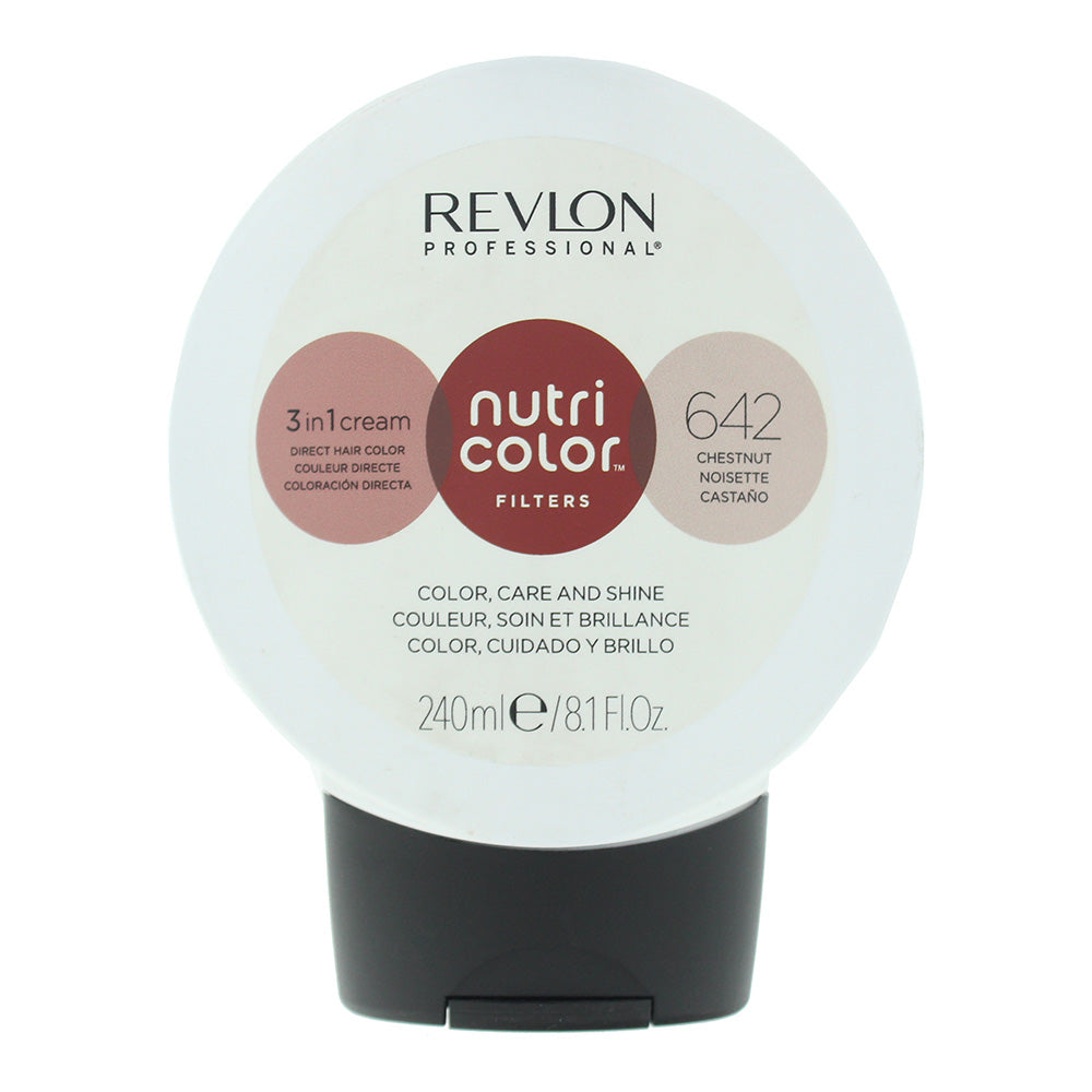 Revlon Nutri Color Filters 642 Chest Tnut 3 In 1 Hair Colour 240ml