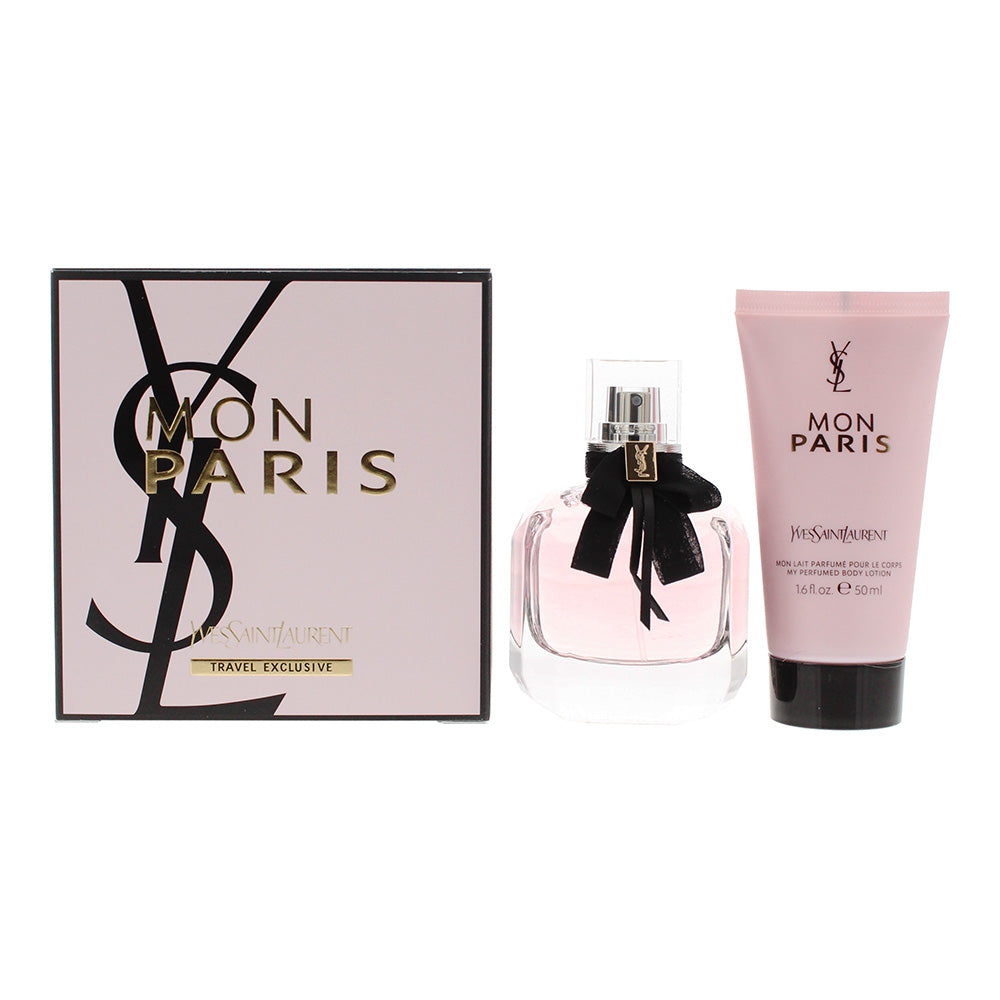 Yves Saint Laurent Mon Paris 2 Piece Gift Set: Eau de Parfum 50ml - Body Lotion 50ml