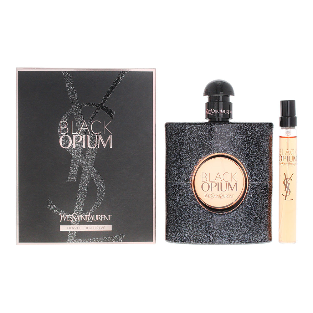 Yves Saint Laurent Black Opium 2 Piece Gift Set: Eau de Parfum 90ml - Eau de Parfum 10ml