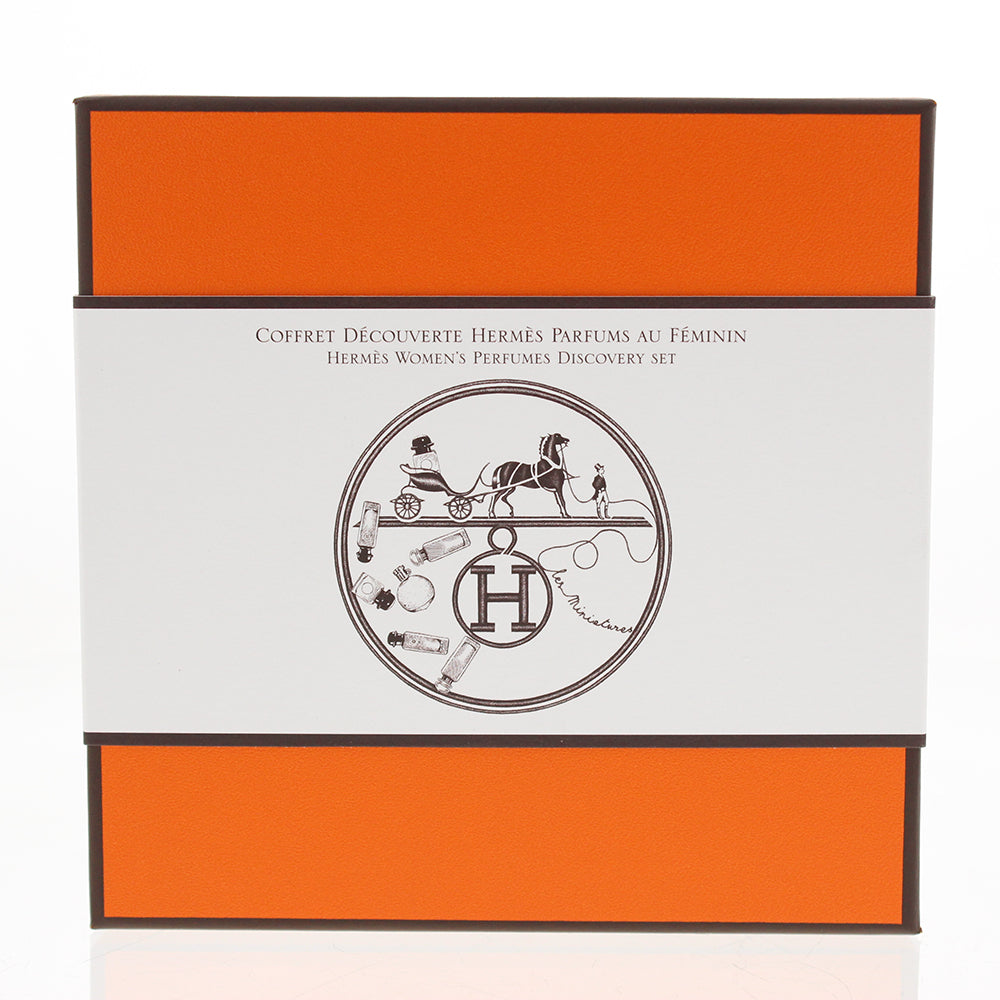 Hermès Mini Set 4 Piece Gift Set: Twilly D'Hermes Eau 7.5ml - Un Jardin Sur Le Nil EDT 7.5ml - Eau de Rhubarbe Ecarlate EDC 7.5ml - Eau Des Merveilles