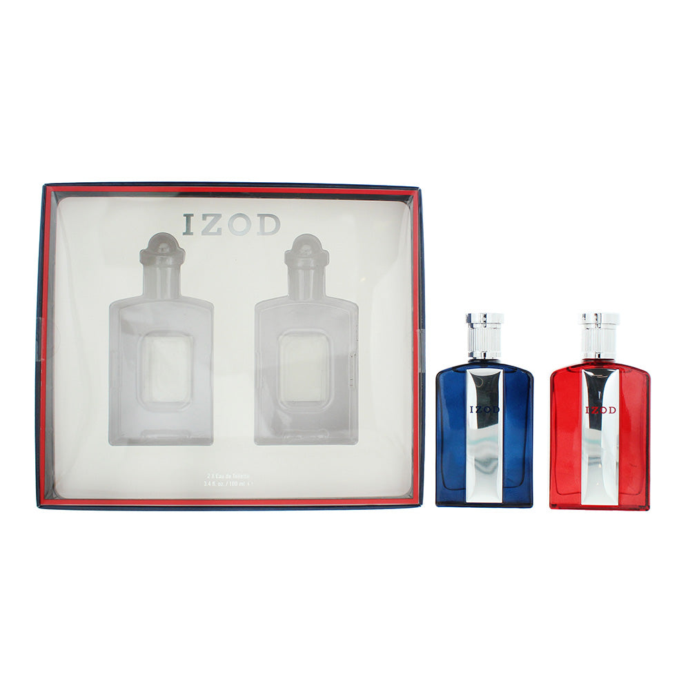 Izod Legacy Duo 2 Piece Gift Set: EDT Original 100ml - Eau de Toilette Red 100ml