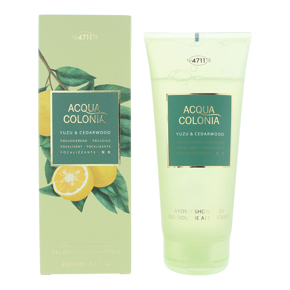 4711 Acqua Colonia Yuzu & Cedarwood Shower Gel 200ml