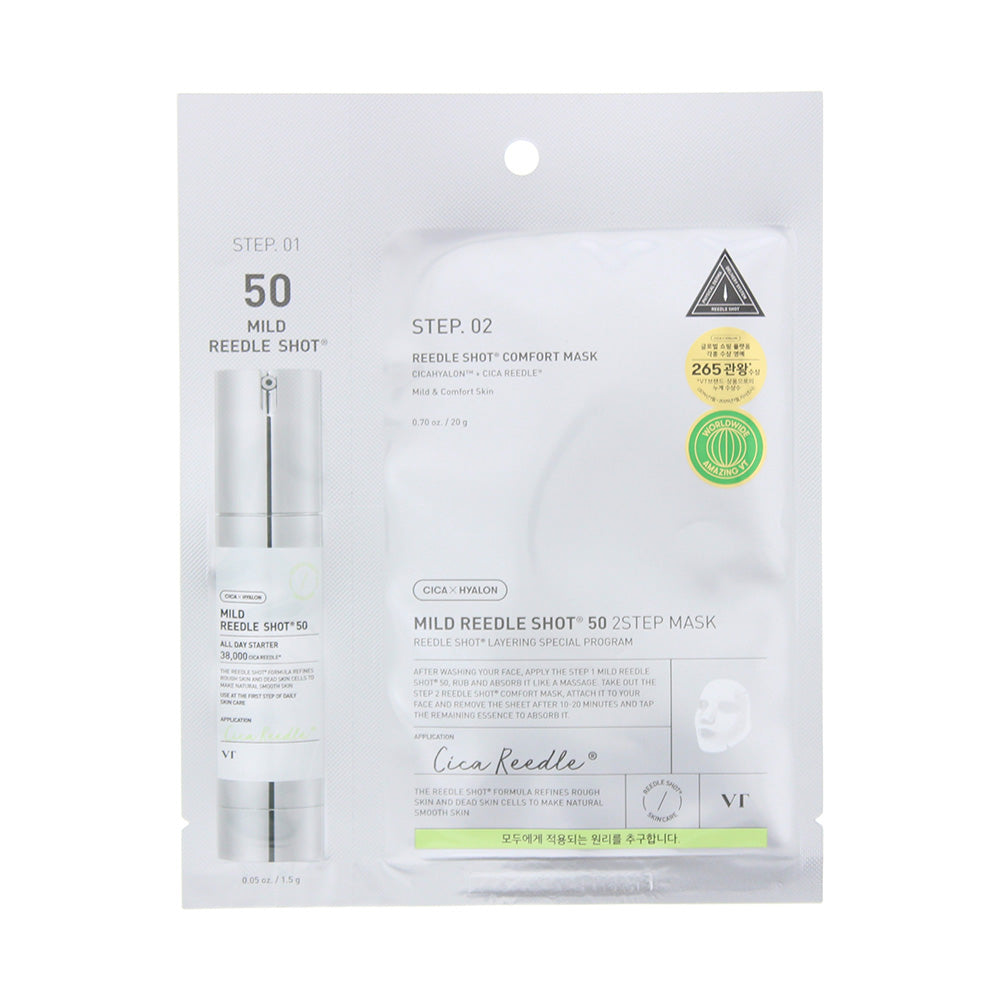 VT Cosmetics Reedle Shot 50 2 Step Mild Mask 21.5g