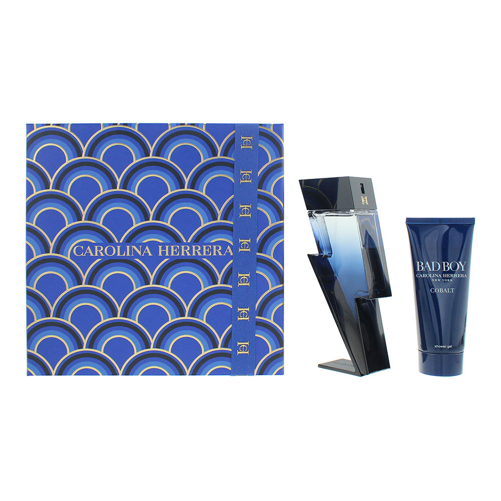 Carolina Herrera Bad Boy Cobalt Parfum Electrique 2 Piece Gift Set: Eau de Parfum 100ml - Shower Gel 100ml