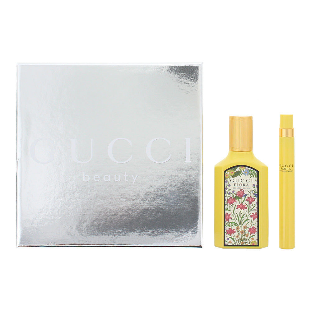 Gucci Flora Gorgeous Orchid 2 Piece Gift Set: Eau de Parfum 50ml - Eau de Parfum 10ml
