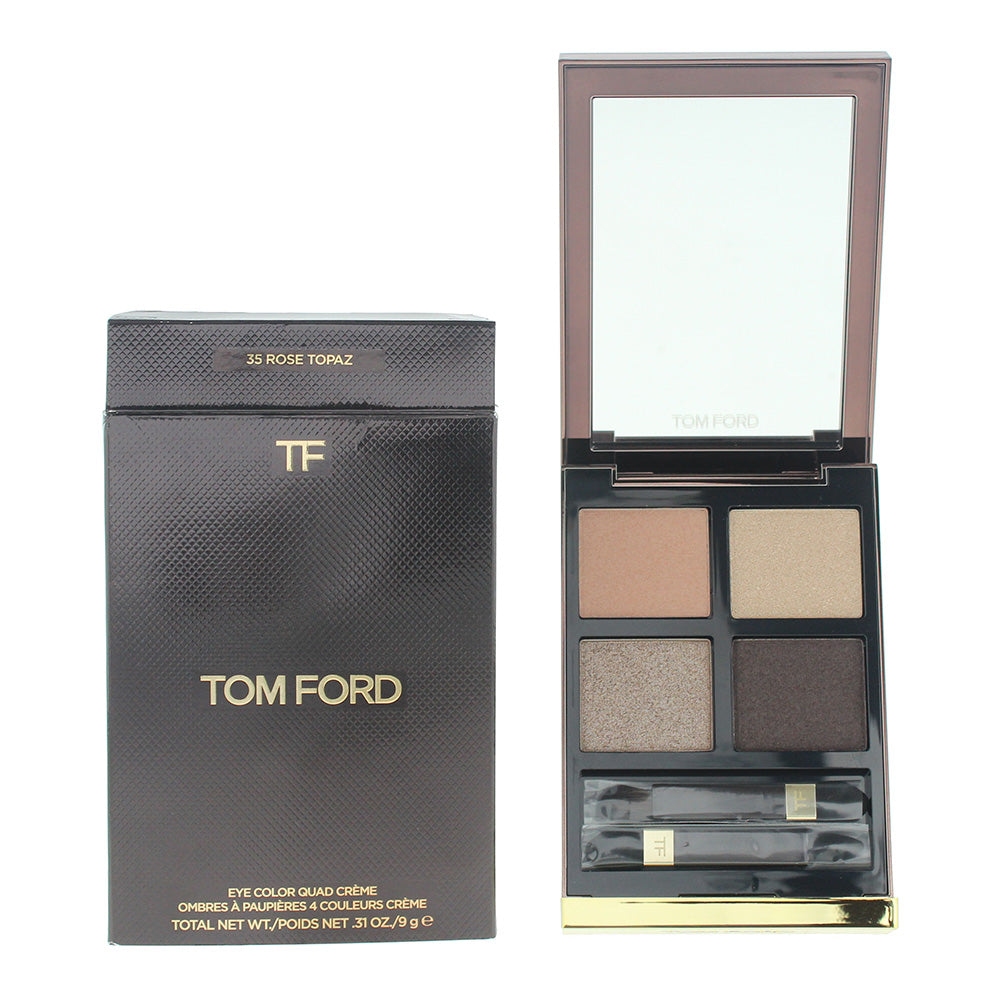 Tom Ford Eye Color Quad Creme 35 Rose Topaz Eyeshadow Palette 9g