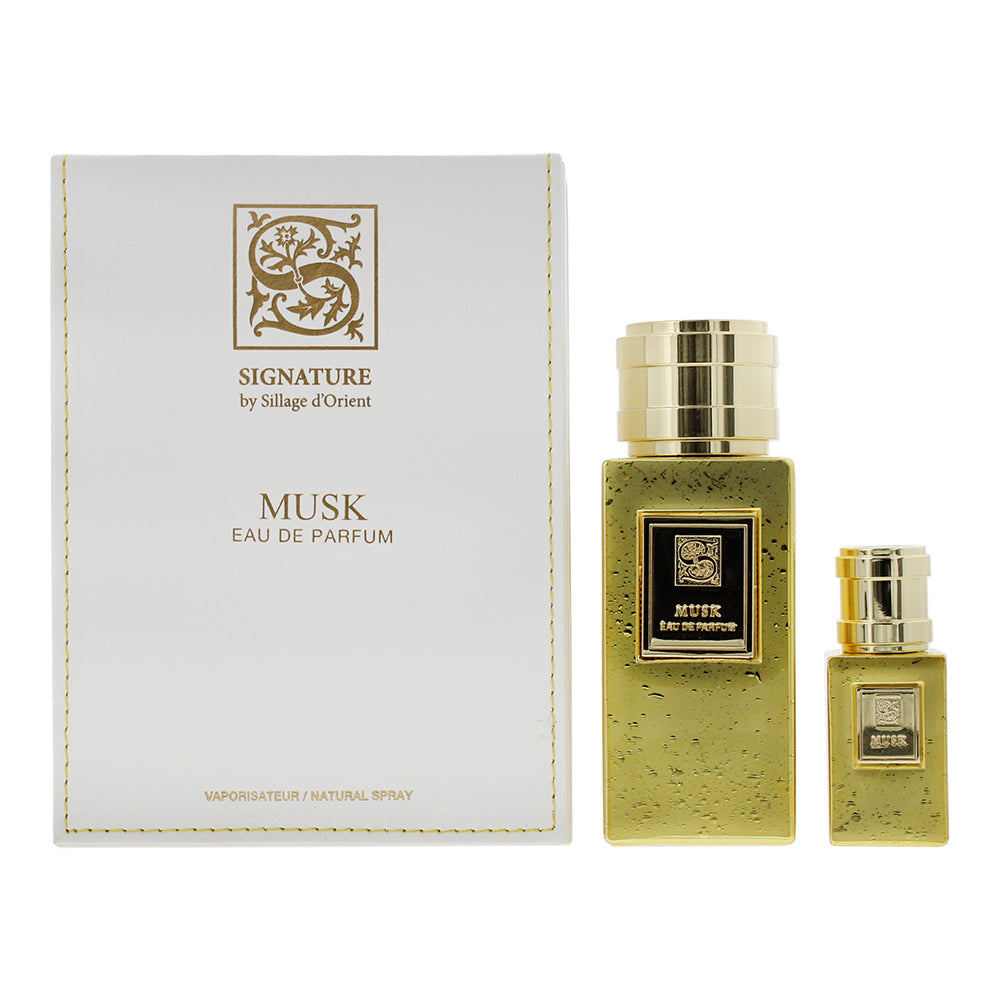 Signature Sillage D'orient Musk 2 Piece Gift Set: Eau de Parfum 100ml - Eau de Parfum 15ml
