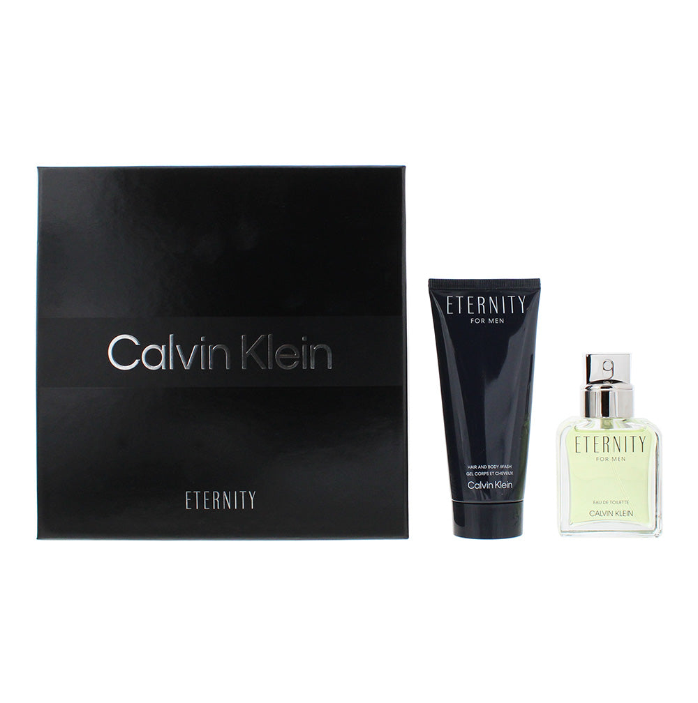 Calvin Klein Eternity For Men 2 Piece Gift Set: Eau de Toilette 50ml - Shower Gel 100ml