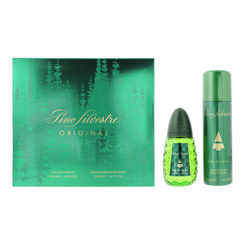Pino Silvestre Original 2 Piece Gift Set: Eau de Toilette 125ml - Deodorant Spray 200ml