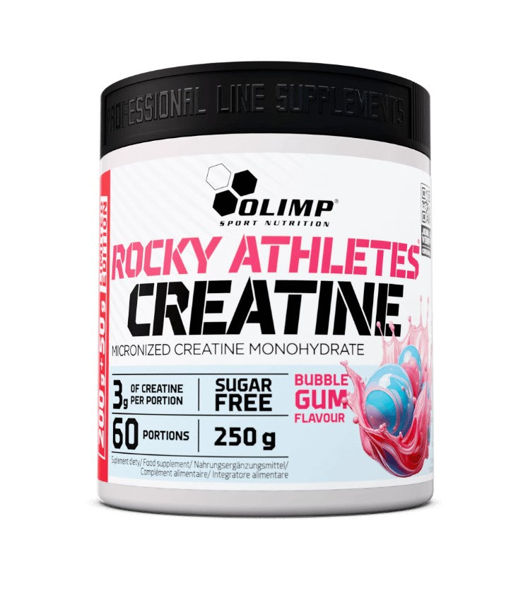 Rocky Athletes Creatine, Bubble Gum - 250g